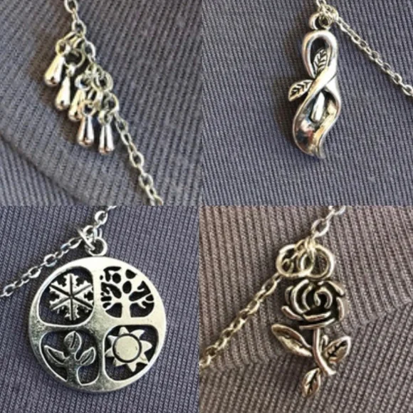 SOLD—“La Belle Dame Sans Merci" John Keats Handmade Literature Necklace - Picture 4 of 16